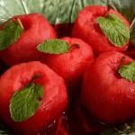 Manzanas en Gelatina, receta de Alicia Maria Soto