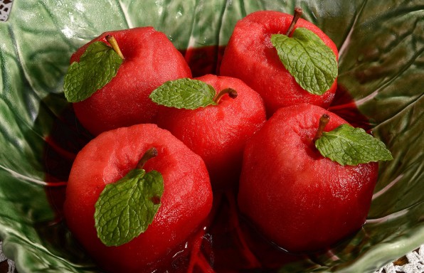 Manzanas en Gelatina, receta de Alicia Maria Soto