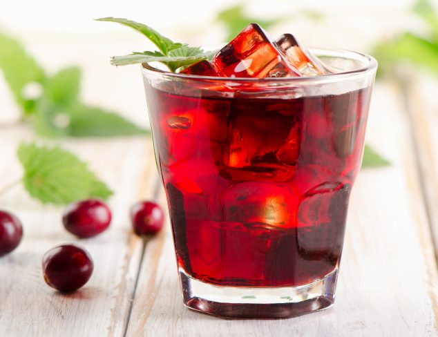 Cranberry cocktail.